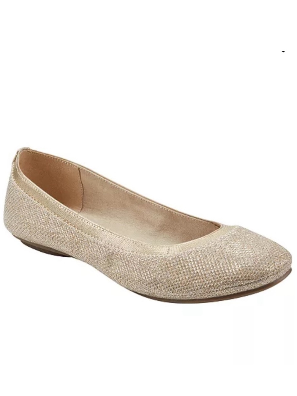 BANDOLINO GOLD SPARKLE BALLET FLAT
